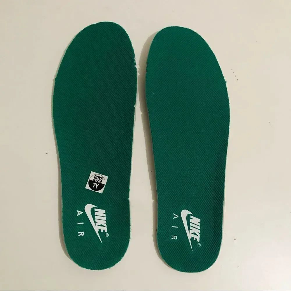 Nike green inner soles Youth 7Y